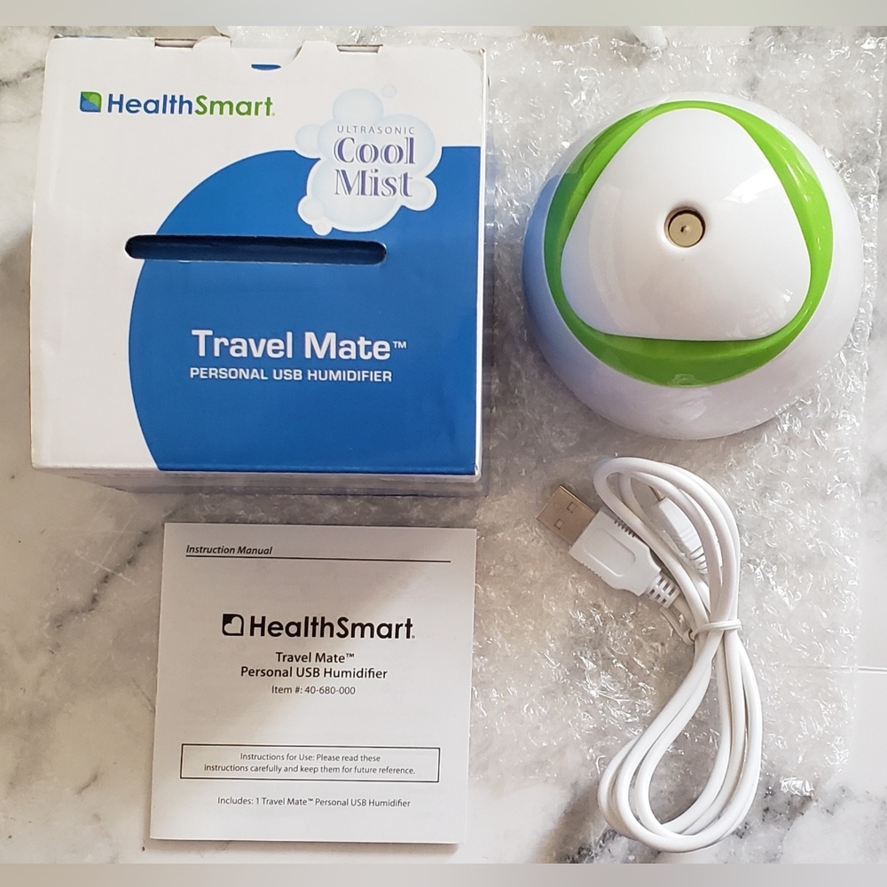 Rechargeable Cool Mist Humidifier Travel Size usb cord